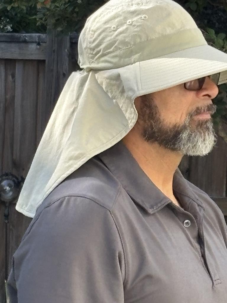 TOP-EX Cooling Sun Hat with Neck Flap - UPF 50+ Wide Brim Breathable Hat for Hiking, Fishing & Big Heads customer photo 2