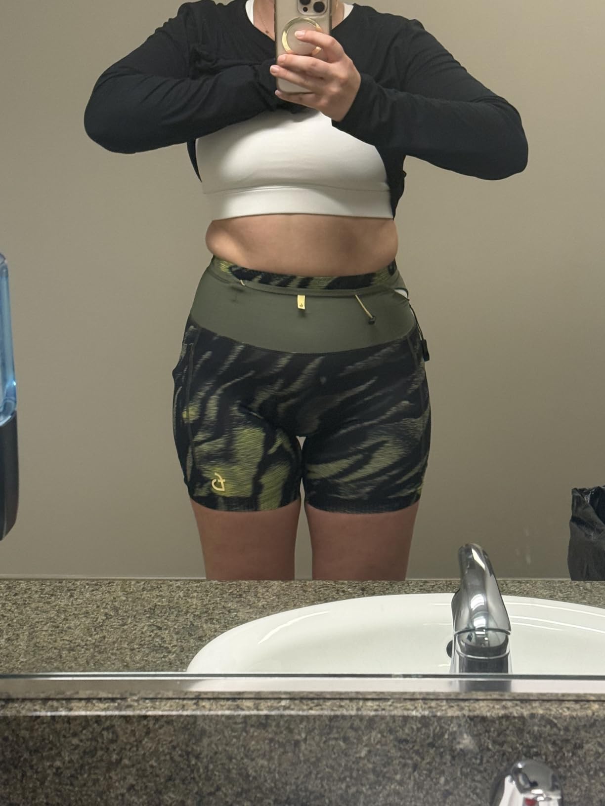 FlipBelt Women's Trail Run Compression Shorts customer photo 2