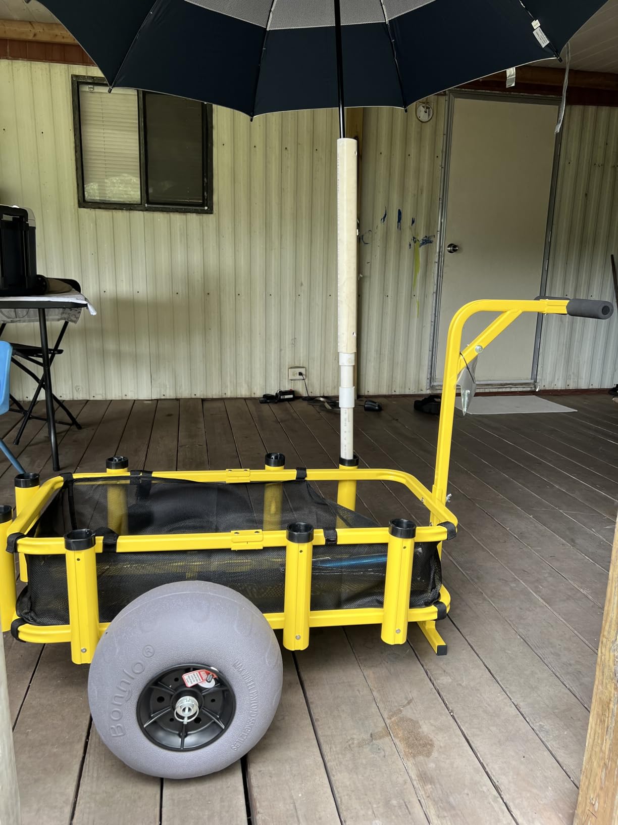 Bonnlo Fishing Cart, Beach Wagon with 13