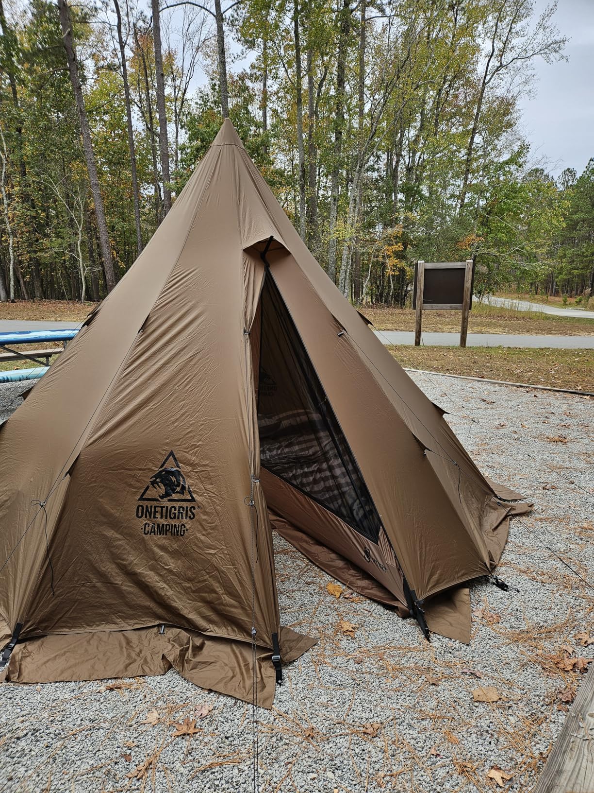 OneTigris Rock Fortress Hot Tent with Stove Jack, 4 Season 4-6 Person Tipi Tent customer photo 1