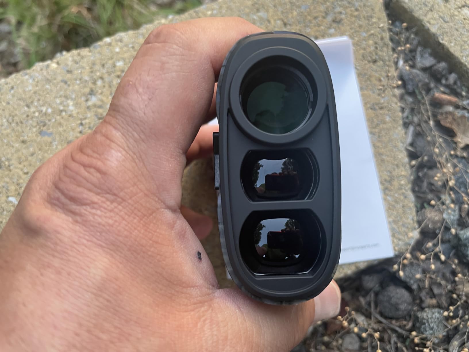 WOSPORTS Hunting Rangefinder, Range Finder for Hunter with Bow Hunting Mode/Distance/Angle/Speed/Scan Multi Functional, 6X Magnification, 1200/1500 Yards customer photo 1