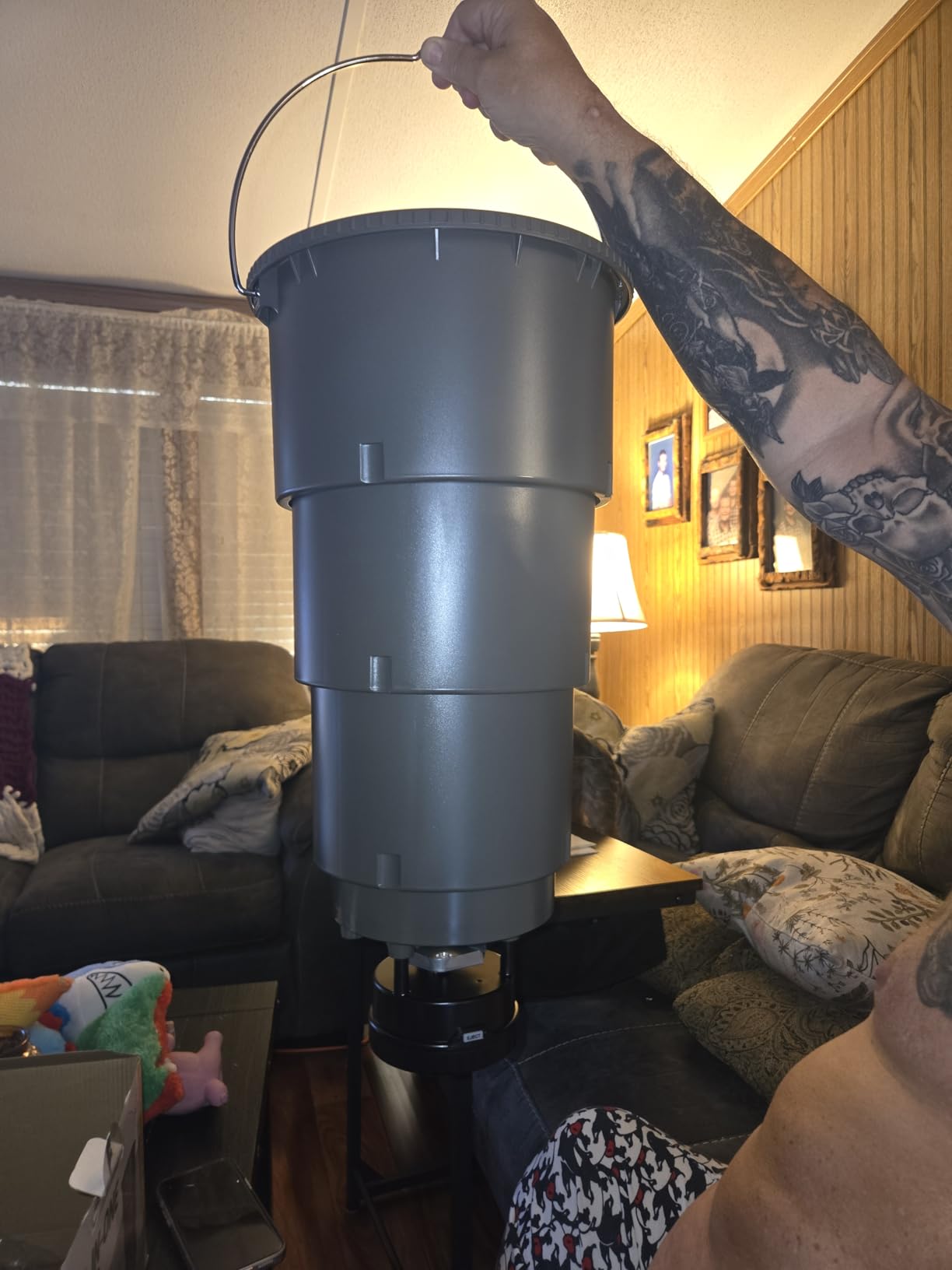 Moultrie All-in-One Hanging Deer Feeder - 30 Lb, Bluetooth App Control customer photo 1