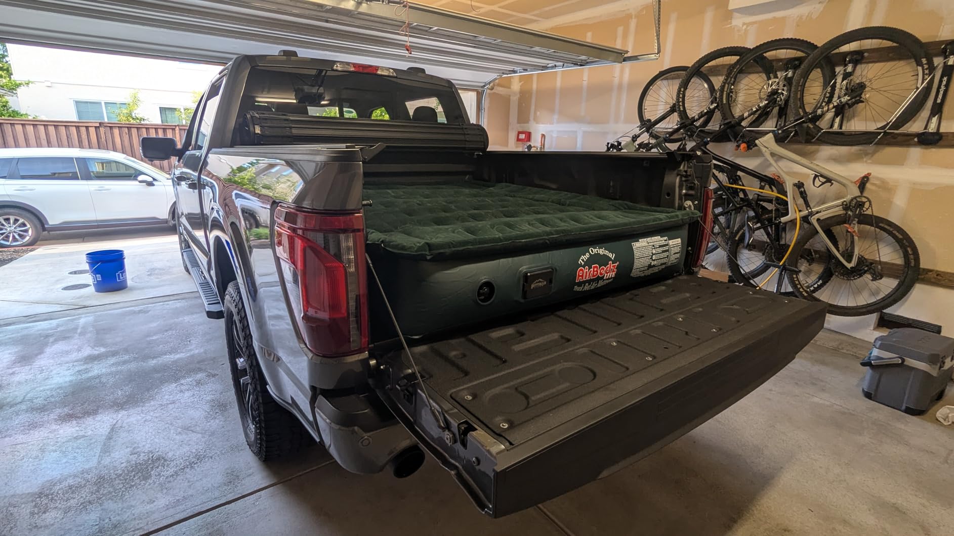 Pittman Truck Bed Mattress 6.5 Foot - Inflatable Truck Bed Air Mattress with Built in Pump - Full Size Standard Pickups - Blow Up Pickup Matress for Camping Fits F150, Silverado & Tundra - PV202G2 customer photo 1