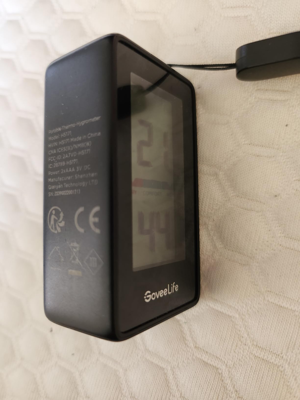 GoveeLife 2-in-1 Indoor Outdoor Thermo-Hygrometer, with IP65 Waterproof | Digital Display, 197ft Bluetooth Range, Notification Alert, 2 Years Data Storage Export, for Home, Camping, Patio, Greenhouse customer photo 2