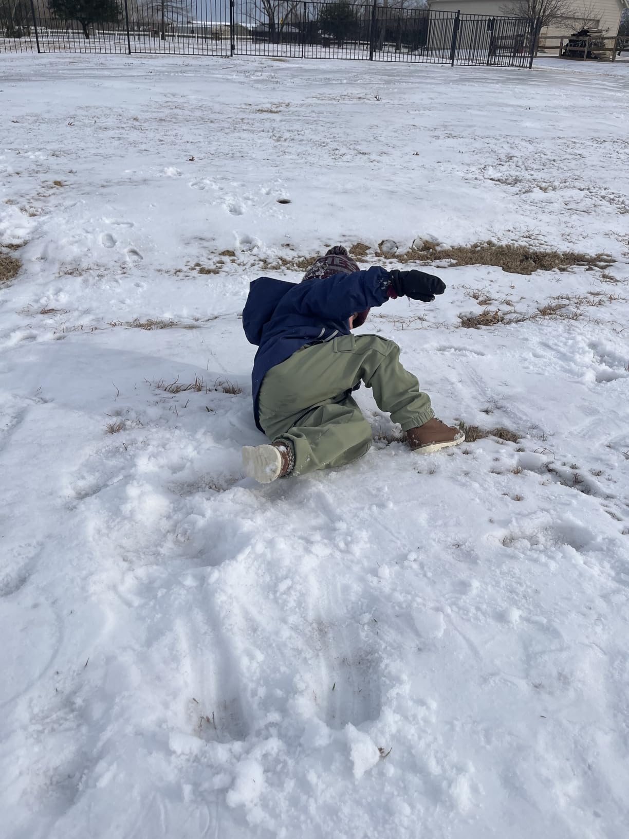Toddler Warm Skiing Snow Pants Baby Boys Girls Waterproof Cargo Hiking Pants Kids Fleece Lined Winter Sweatpants customer photo 2