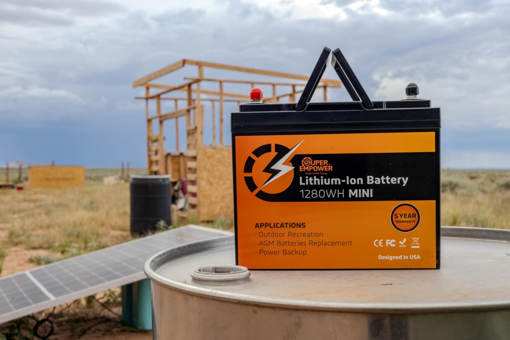 12V 100Ah LiFePO4 Battery, Group 24 Deep Cycle RV/Trolling Motor Battery | 1280Wh Capacity, 100A BMS, Low-Temp Cutoff, Supports 4P4S Expansion, Up to 20.48kWh, for RV, Trolling Motor, Marine & Solar customer photo 2
