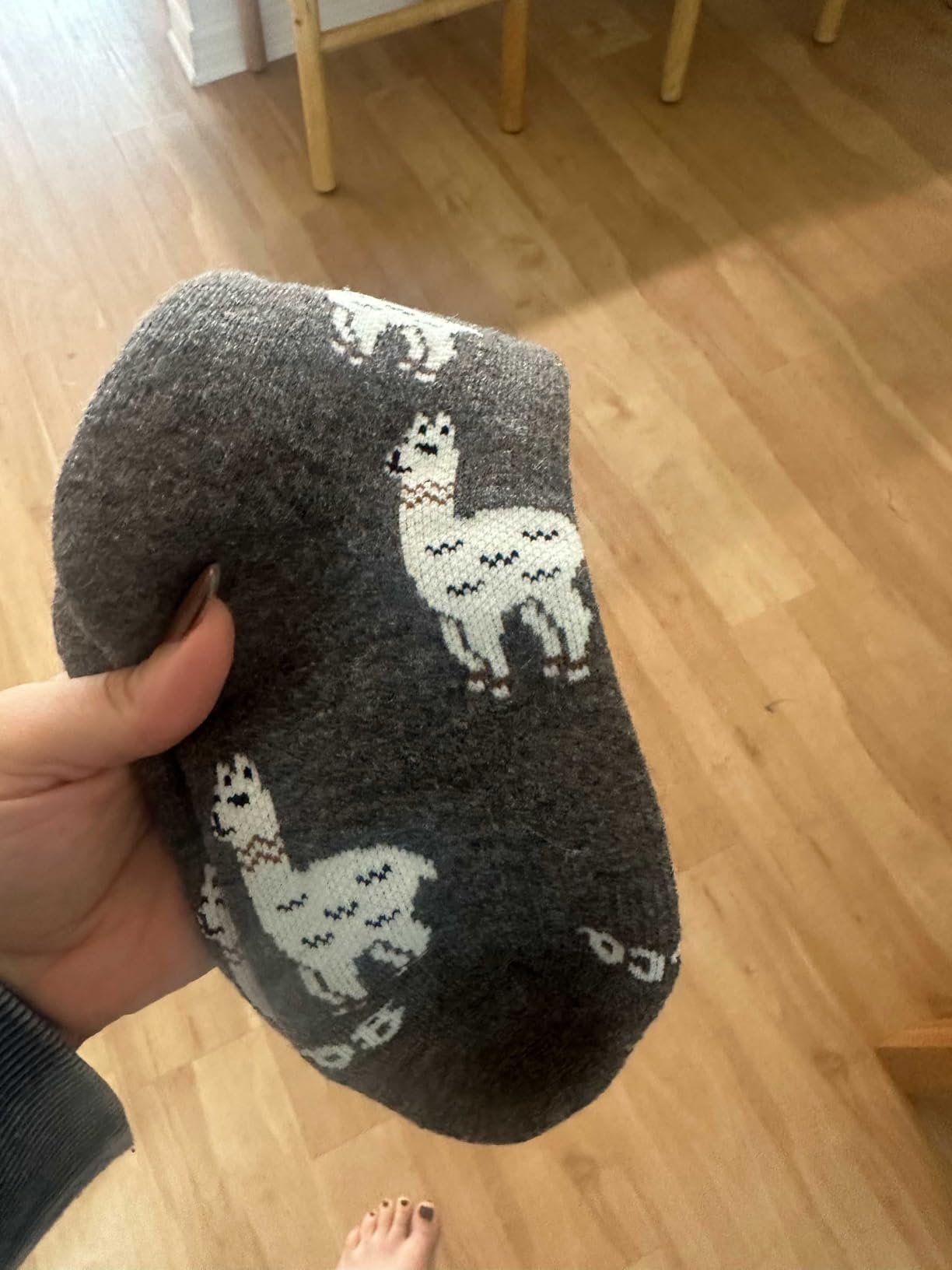 Alpaca Wool Heavyweight Crew Socks for Winter Hiking Boot Casual Socks Cold Weather Thermal Warm Thick Breathable customer photo 2