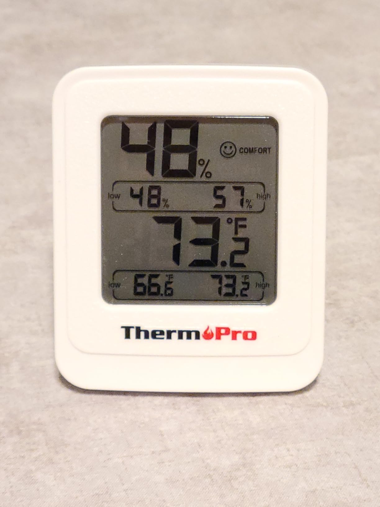 TempPro TempAir Digital Hygrometer Indoor Thermometer with IPX5 Waterproof | Greenhouse Thermometer Temperature and Humidity Monitor, High/Low Records Humidity Meter for Room Celler Grow Tents Reptile customer photo 2