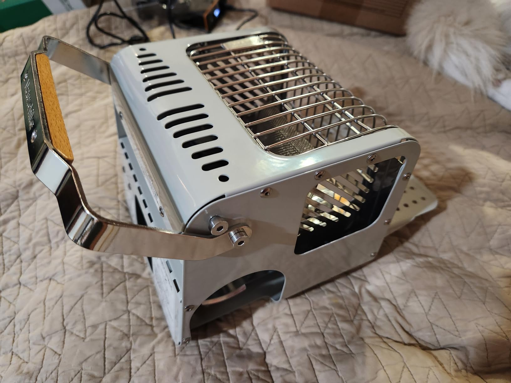 Naturehike Camp Heater with Warming Shelf | 3750 BTU Butane Portable Space Heater for Indoor & Outdoor Use customer photo 1