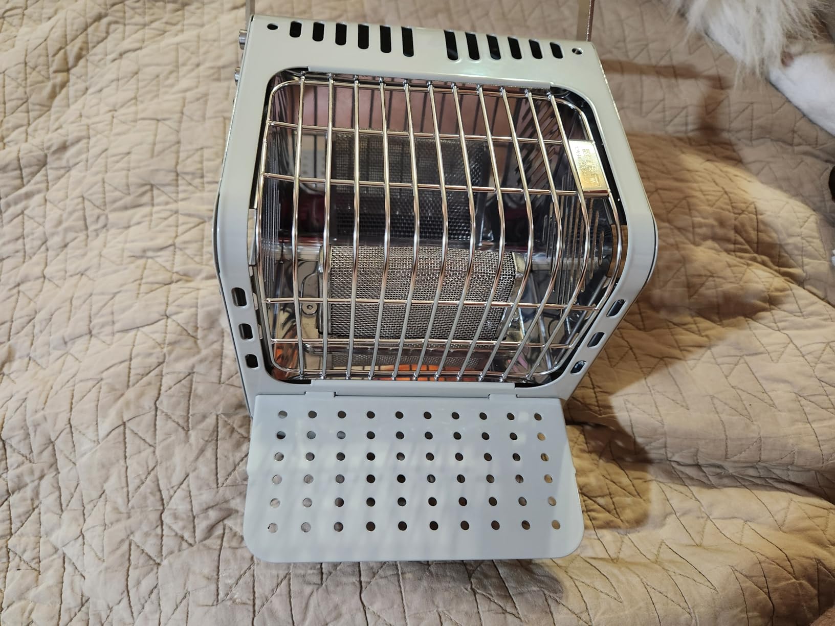 Naturehike Camp Heater with Warming Shelf | 3750 BTU Butane Portable Space Heater for Indoor & Outdoor Use customer photo 2