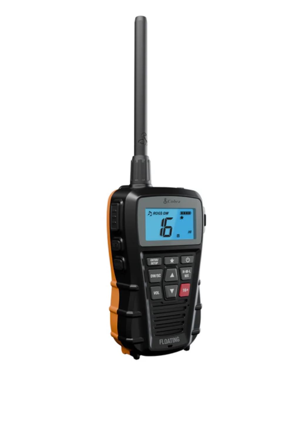 Cobra BlueBound 150 VHF Handheld Marine Radio, Black - 3-Watt, Floats | Long Range, NOAA Weather Alerts, International Functionality, IPX7 Waterproof, USB-C, Submersible, LCD Screen, Belt Clip customer photo 2