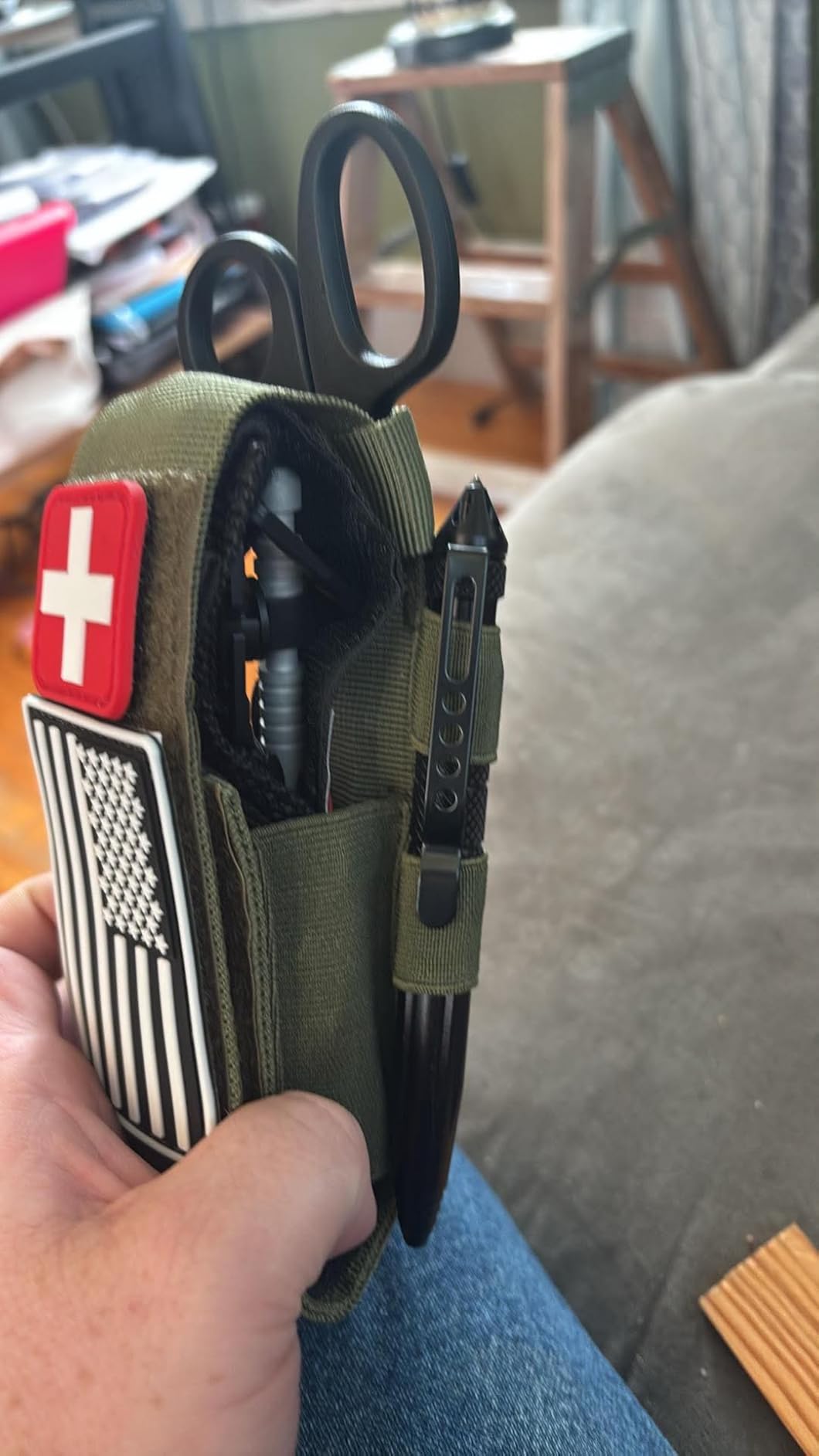 Military-Grade Tactical Combat Tourniquet - Severe Bleeding Control (Black) with Rapid One-Hand Application and Time-Stamped Marker customer photo 1