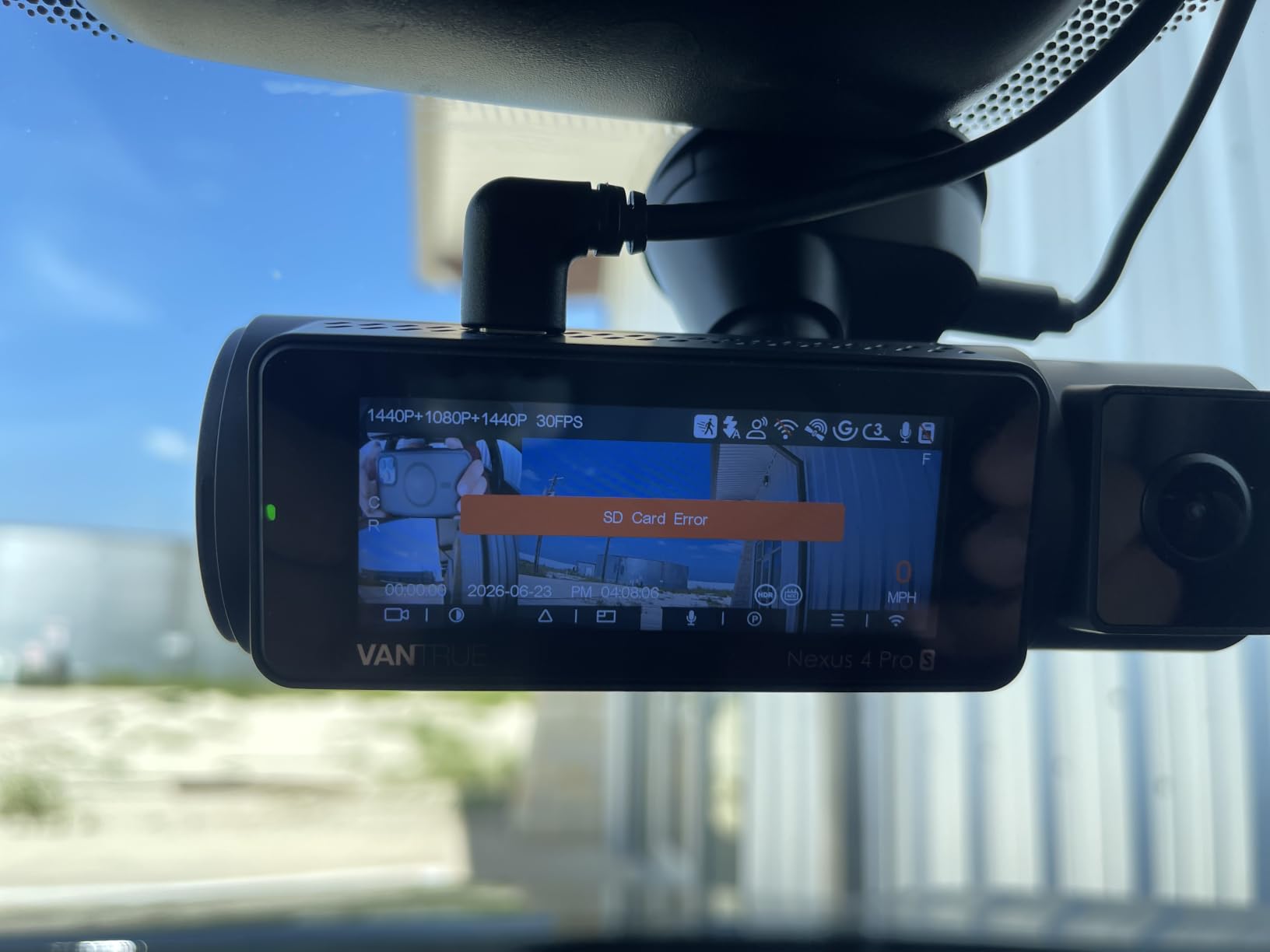 Vantrue N4 Pro S 4K 3 Channel Dash Cam, Triple STARVIS 2 HDR Car Camera | 4K+1080P+2.5K Front and Rear Inside Dashcam, IR Night Vision, 24/7 Buffered Parking Mode, GPS, Wi-Fi, Support 1TB (RC18) customer photo 1