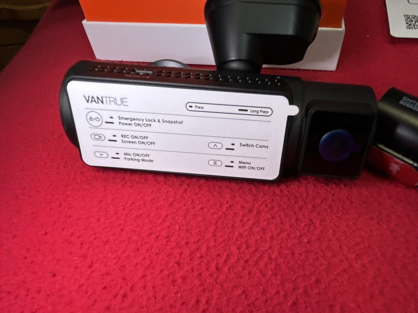 Vantrue N4 Pro S 4K 3 Channel Dash Cam, Triple STARVIS 2 HDR Car Camera | 4K+1080P+2.5K Front and Rear Inside Dashcam, IR Night Vision, 24/7 Buffered Parking Mode, GPS, Wi-Fi, Support 1TB (RC18) customer photo 2