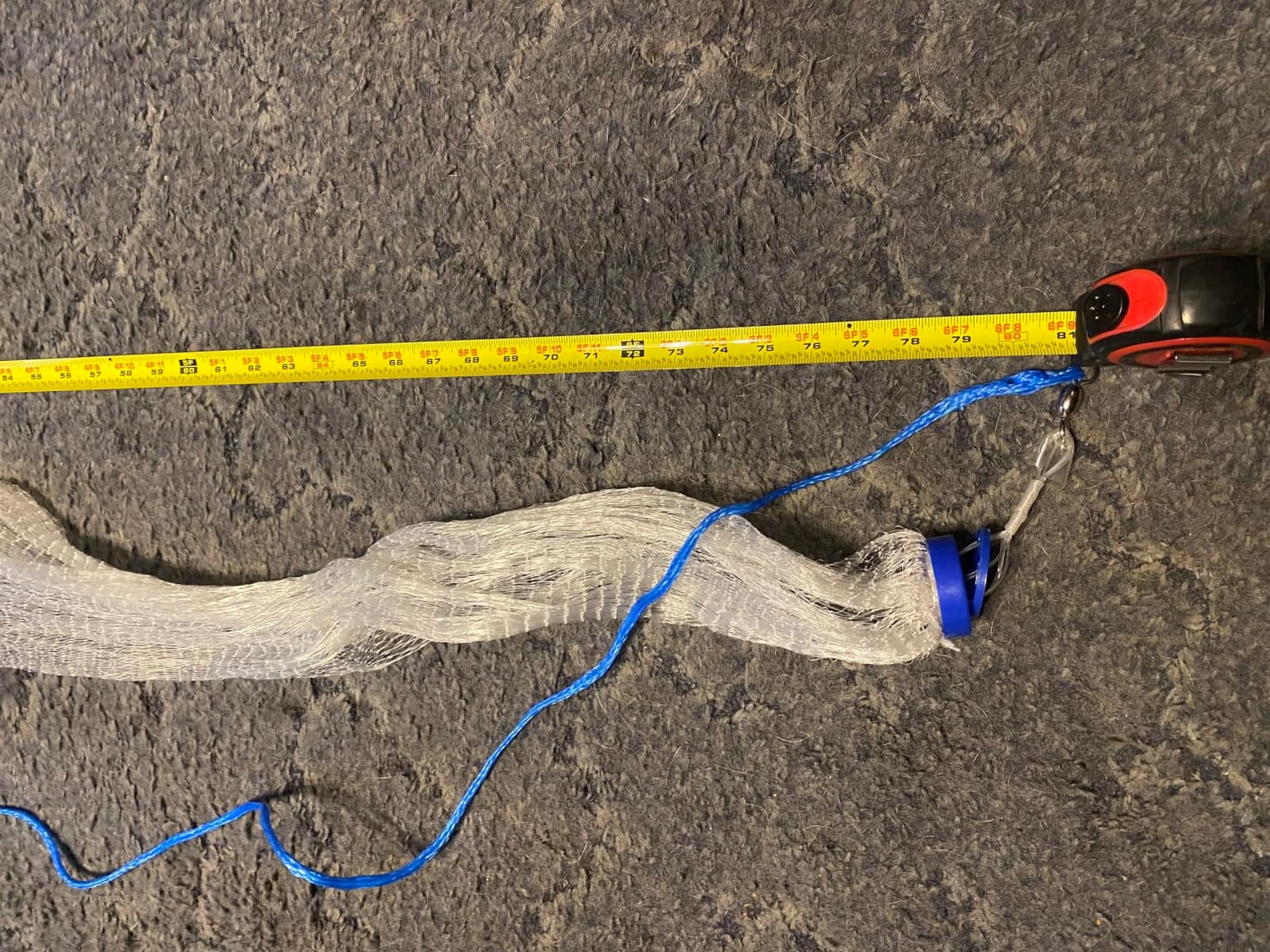 1.3 lbs/ft Fishing Cast Net with Eco-Friendly Lead Weights, ProCast Series | 3/8 inch Mesh Size, Throw Nets for Freshwater & Saltwater, 4/6/8/10/12 Ft Radius Casting Net customer photo 2