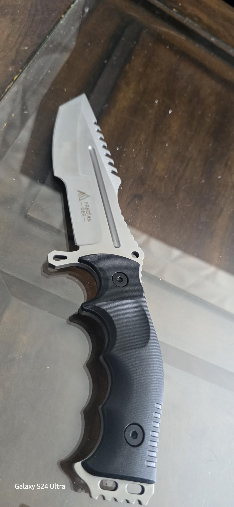 Freelander Fixed Blade Knife D2 Steel, Full Tang Hunting Knife with Sheath | Outdoor Survival Knife, Bushcraft Knife with Ergonomic Handle, Camping Knife for Men customer photo 2