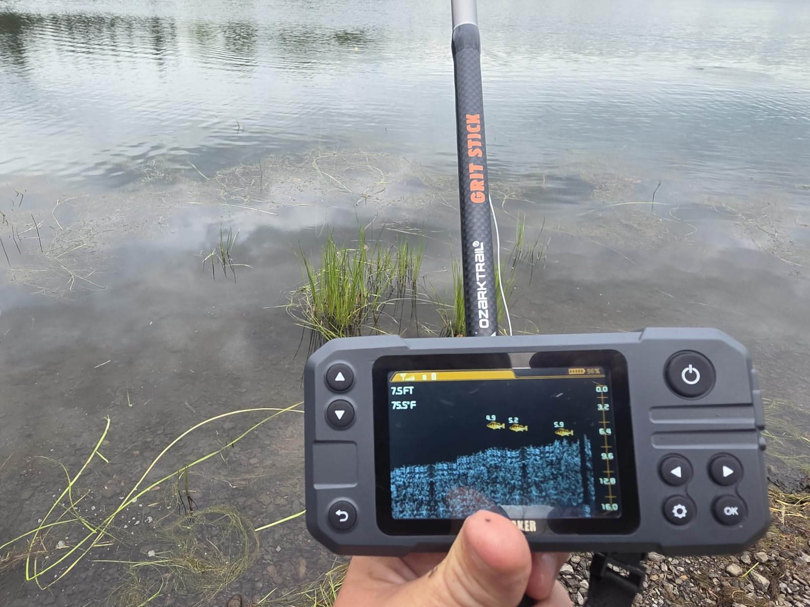 LUCKY Kayak Portable Fish Finder Transducer Wireless Sonar Fish Finders Boat Rechargeable Handheld Fish Depth Finder Fishing MT-202 customer photo 2