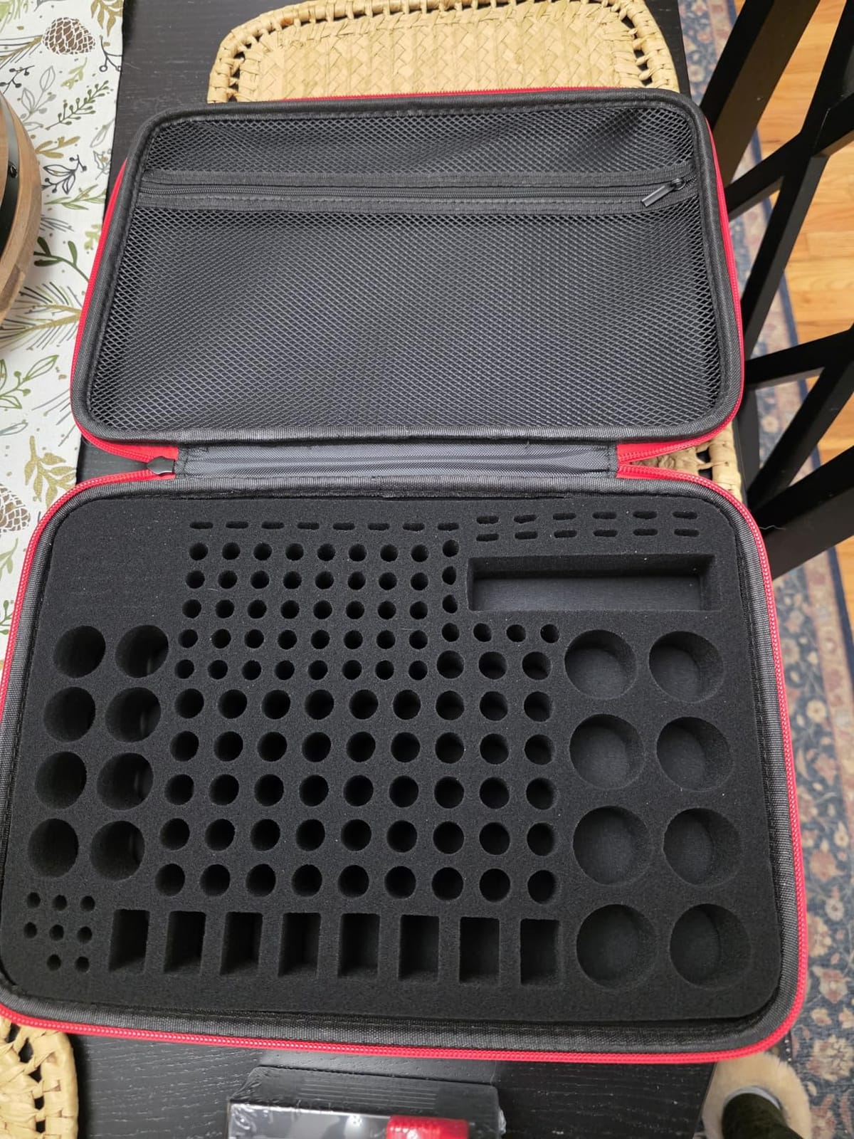 Battery Organizer with BT-168 Tester, EVA Storage Case | 210+ AA AAA C D 9V Capacity, Fireproof Waterproof Explosionproof, Portable for Home Garage Travel, Case Only customer photo 1