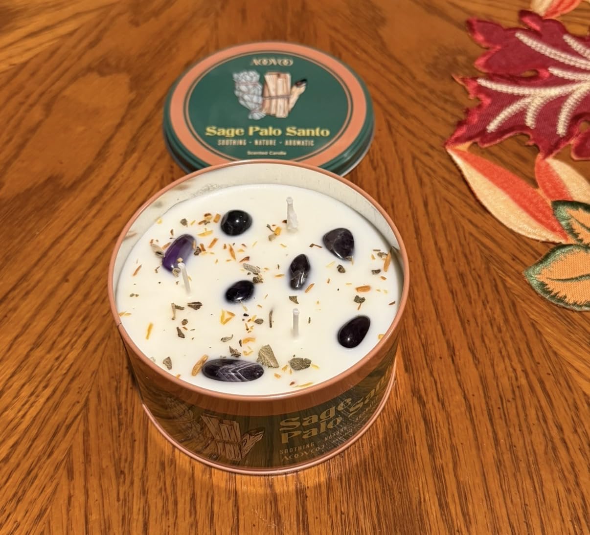 AOOVOO Citronella Candles Outdoor - 3 Wick 12oz Large Camping Candle, Soy Wax Non Toxic, Strong Citronella Scented Candle for Patio Backyard Garden Picnic customer photo 2
