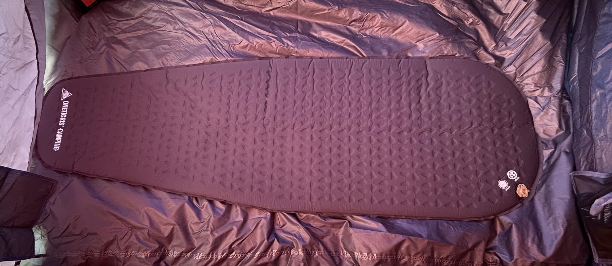 ONETIGRIS CAMPING AERODREAM Self-Inflating Mattress,4.1 R Inflatable Foam Sleeping Pad for Camping,Backpacking and Hiking customer photo 2