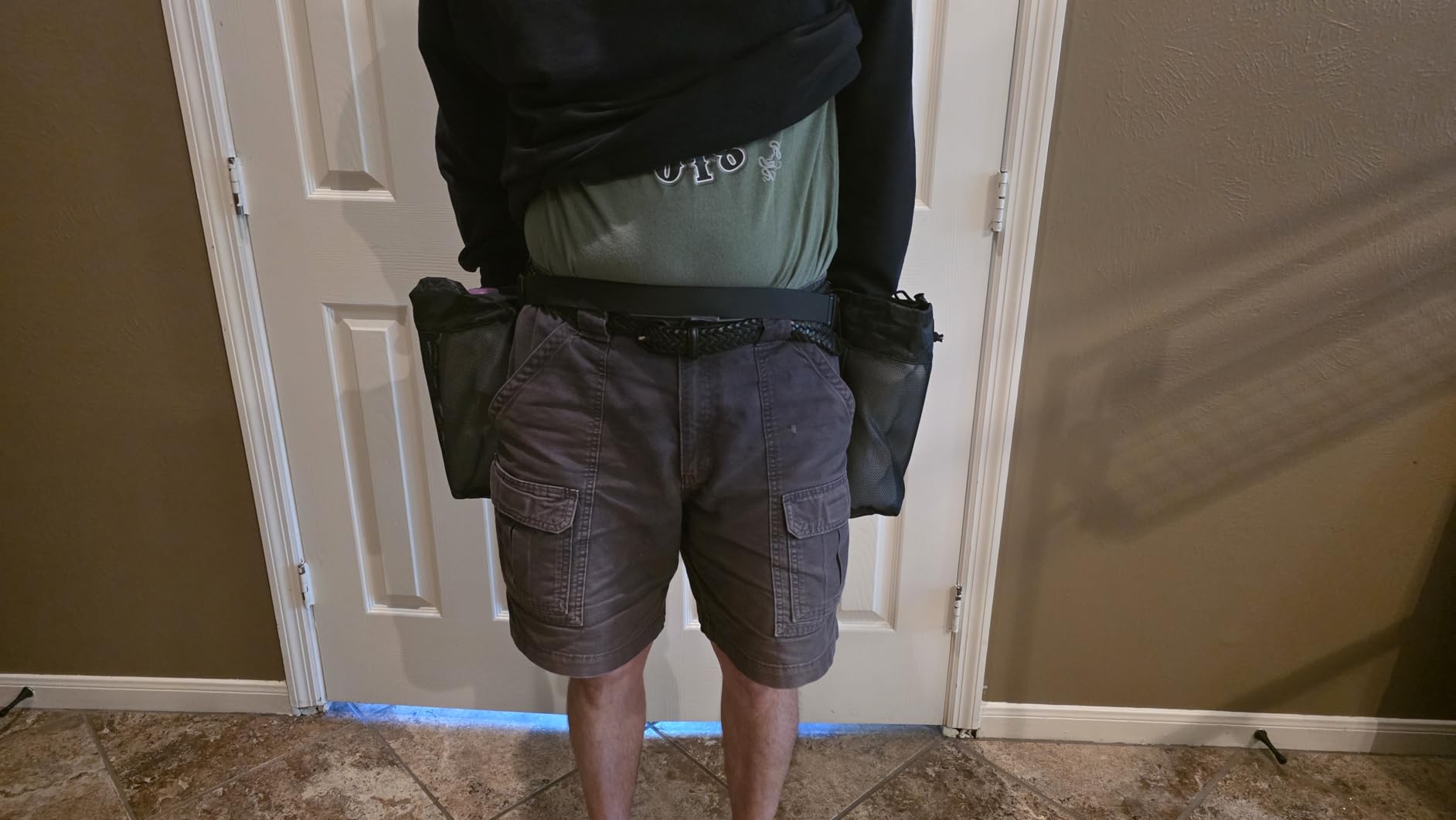 Rock Collecting Waist Bag, Foraging Bag with 2 Mesh Bags and 1 Tool Pouch | Adjustable Waist Belt, Breathable Mesh Bags, Lightweight Design, for Rock Collecting, Beachcombing & Mushroom Foraging customer photo 2