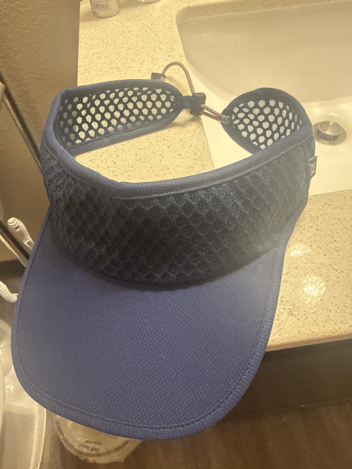 Mesh Breathable Sports Visor - Men Women Adjustable Lightweight Quick Dry Sun Hat for Tennis, Golf, Running customer photo 2
