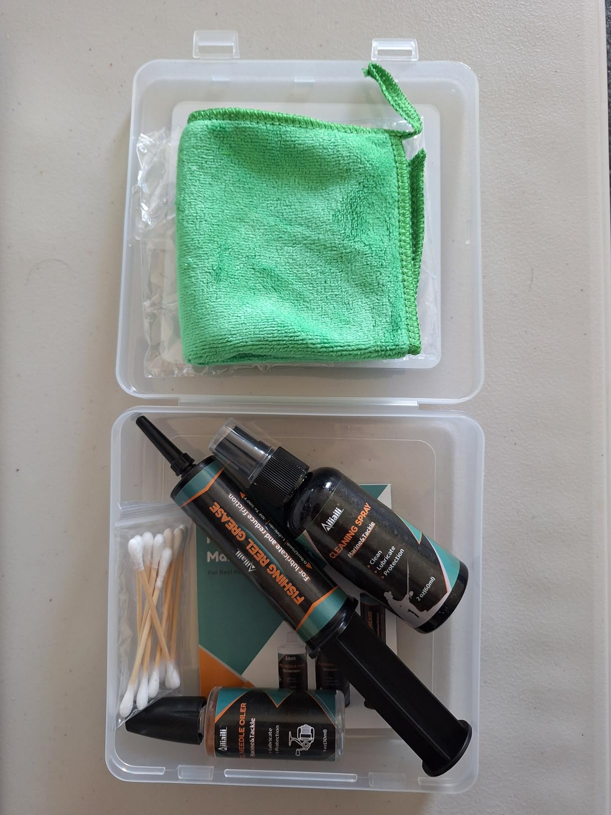 Fishing Reel Care Kit with Needle Oil & Grease customer photo 1