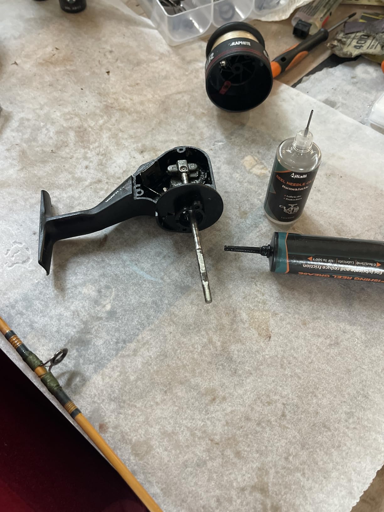 Fishing Reel Care Kit with Needle Oil & Grease customer photo 2