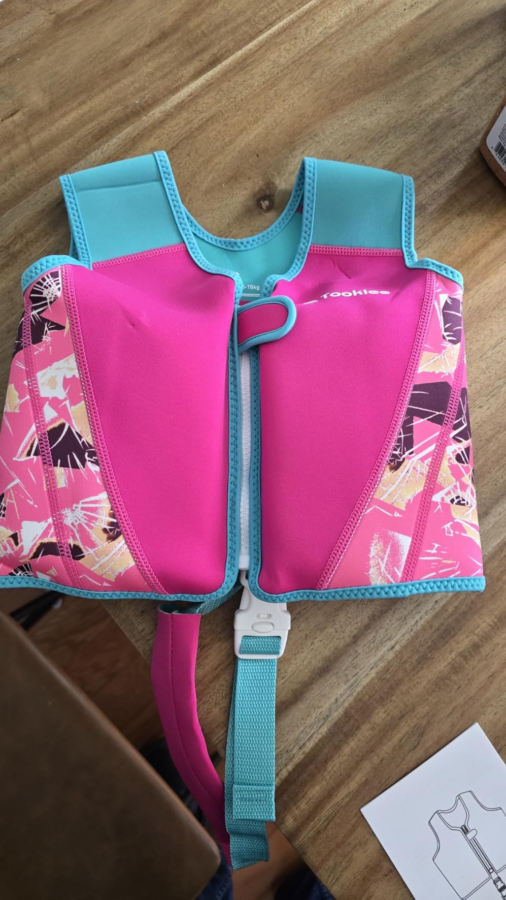 Swim Vest for Kids & Toddler 1-2-3-5-7-9 Years Old, Adjustable Buoyancy Swimming Trainer Vest for Boys & Girls 20-30-50-90 lbs, Pool Floaties Neoprene Jacket with Crotch Strap customer photo 1