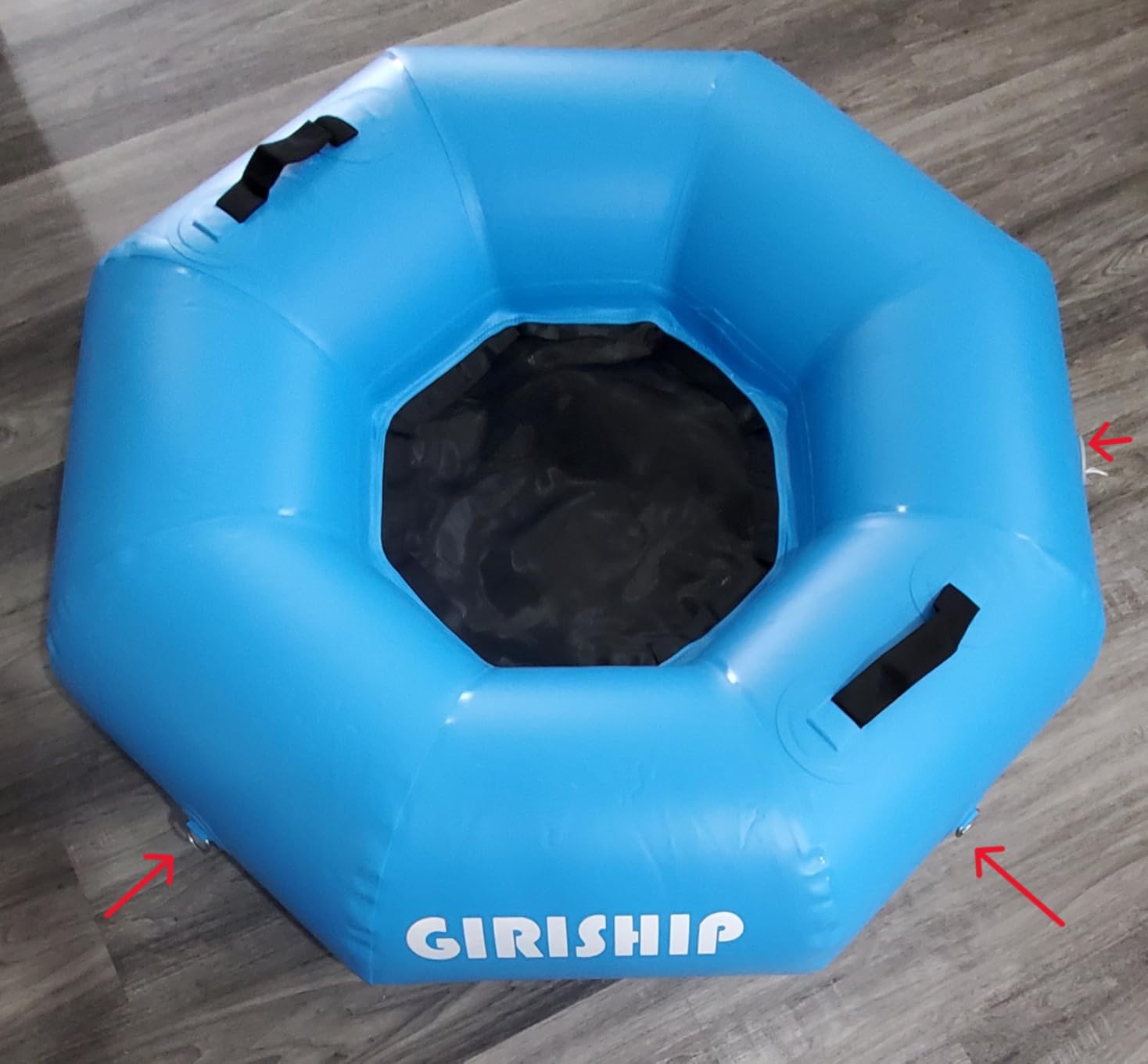 Inflatable River Tube for Floating Heavy Duty PVC River Floats for Adults | Professional Lake Raft with Elevated Mesh Seat, Linkable Design with 4 Stainless Steel D-Rings for River, Whitewater customer photo 1