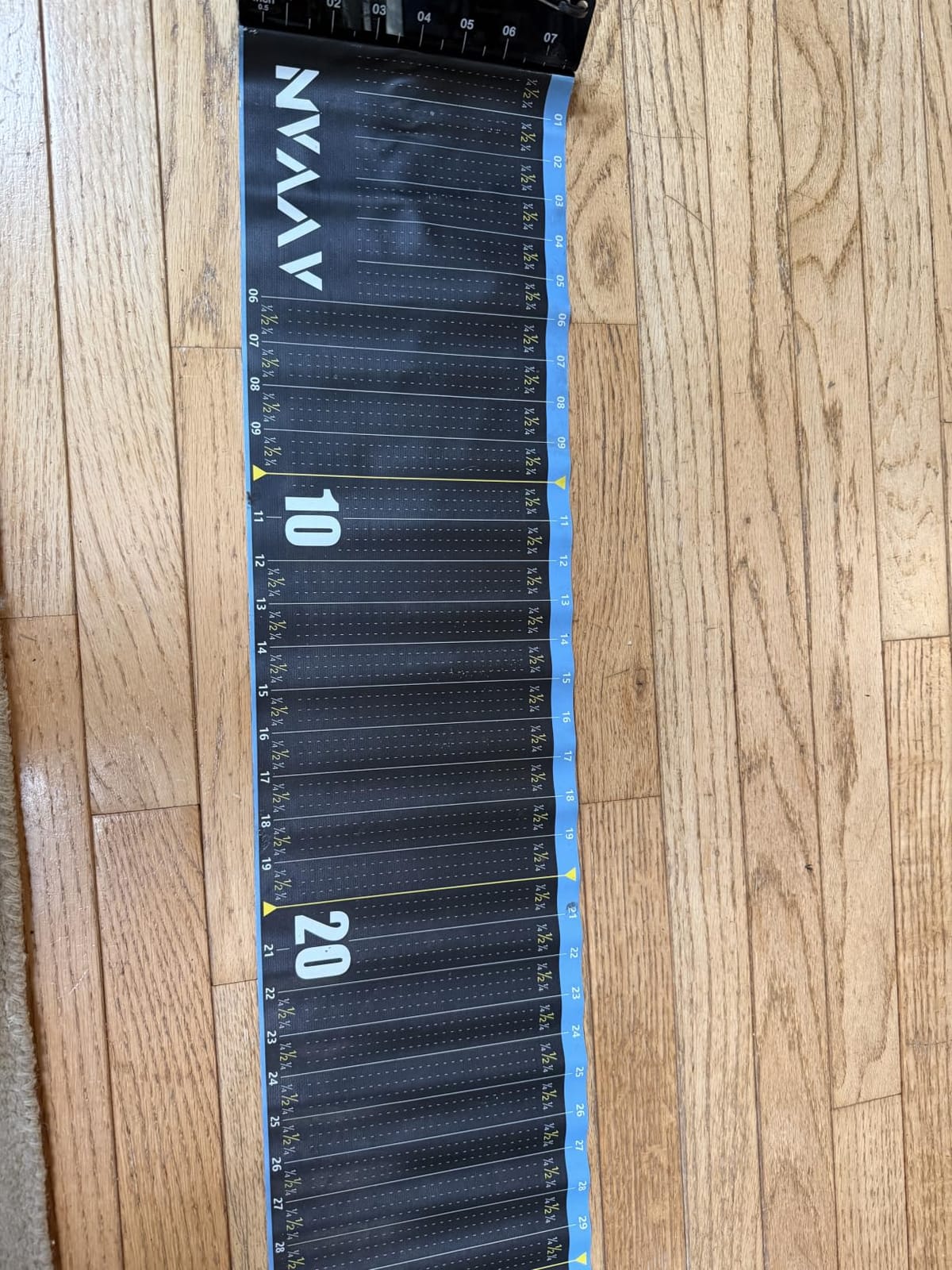 53 Inch Fish Ruler, 1/4 Inch Increments Fish Measuring Board | Waterproof Fishing Ruler Tape with Bump Board, Portable Fishing Measurement Tool for Boat, Kayak, Coolers, Yacht & Workbench customer photo 2