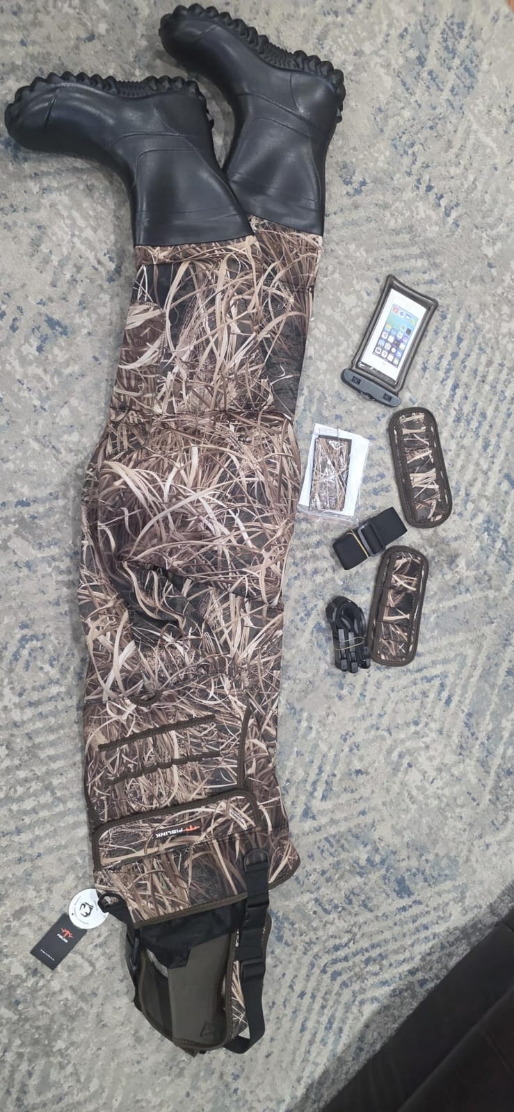 Fiblink Hunting Waders with 600G Insulated Boots, Waterproof 4mm Neoprene Fishing Waders, Bootfoot Duck Hunting Camo Chest Wader customer photo 1