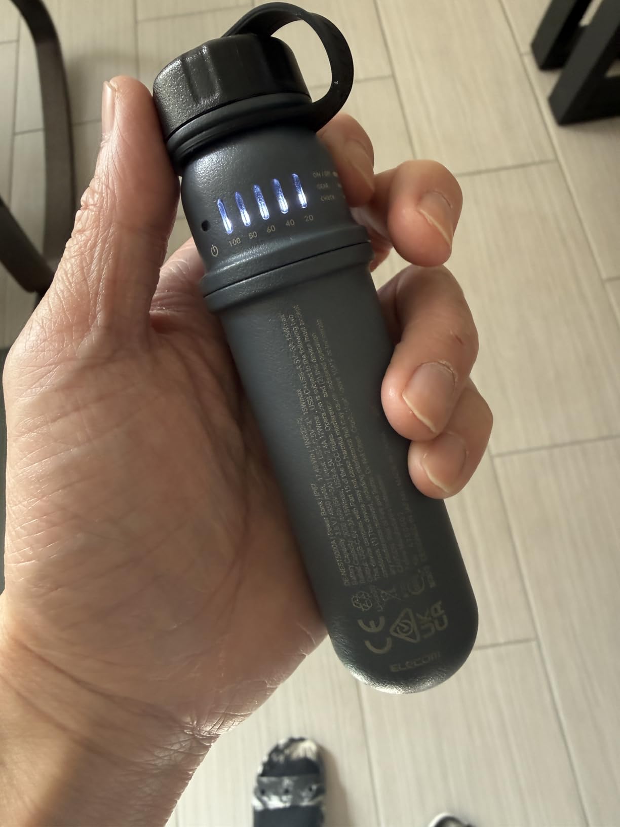 NESTOUT Portable Charger, 5000mAh Outdoor Battery Power Bank, 15W USB-C Fast Charging, Waterproof IP67, Durable Shockproof customer photo 2