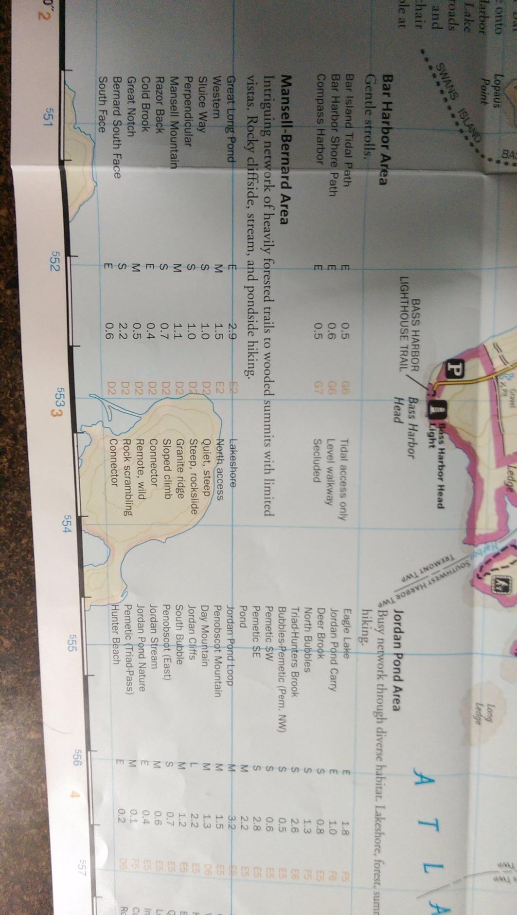Acadia National Park Map (National Geographic Trails Illustrated Map, 212) customer photo 1