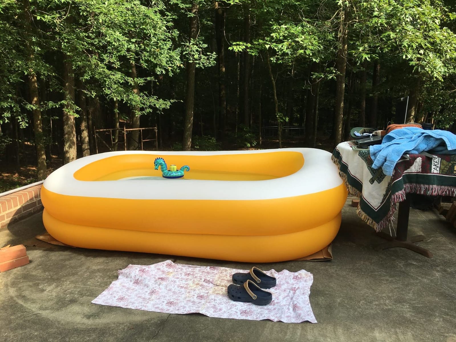 INTEX Rectangular Family Lounge Inflatable Swimming Pool for Kids & Adults customer photo 1