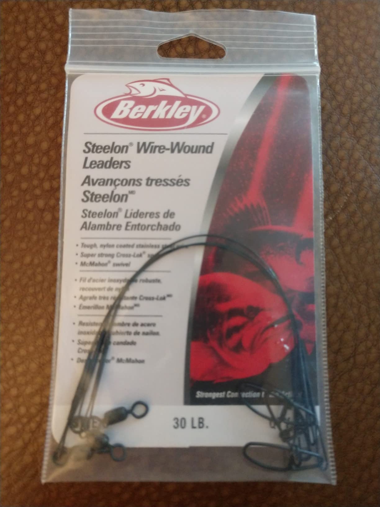 Berkley Wire-Wound Steelon Leaders 6