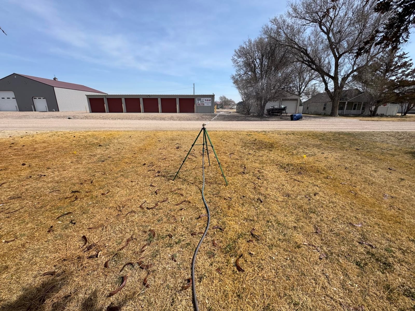 Orbit 1/2 Inch Brass Impact Sprinkler - Adjustable Metal Tripod - Long Range Lawn Watering System - 360 Degree Rotating Sprinkler - Heavy Duty Irrigation System - Adjustable 22-48 Inch Height - 58308 customer photo 2