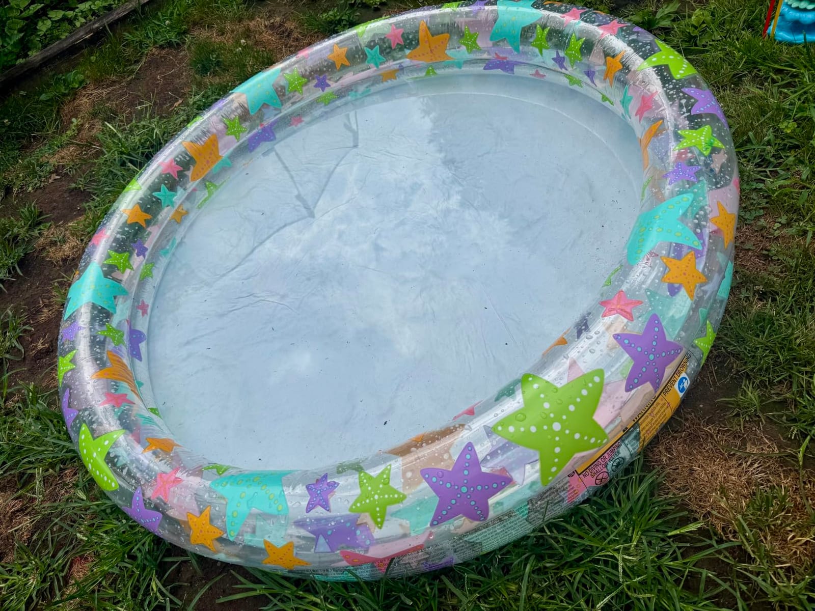 Intex Inflatable Stars Kiddie 2 Ring Circles Swimming Pool (48