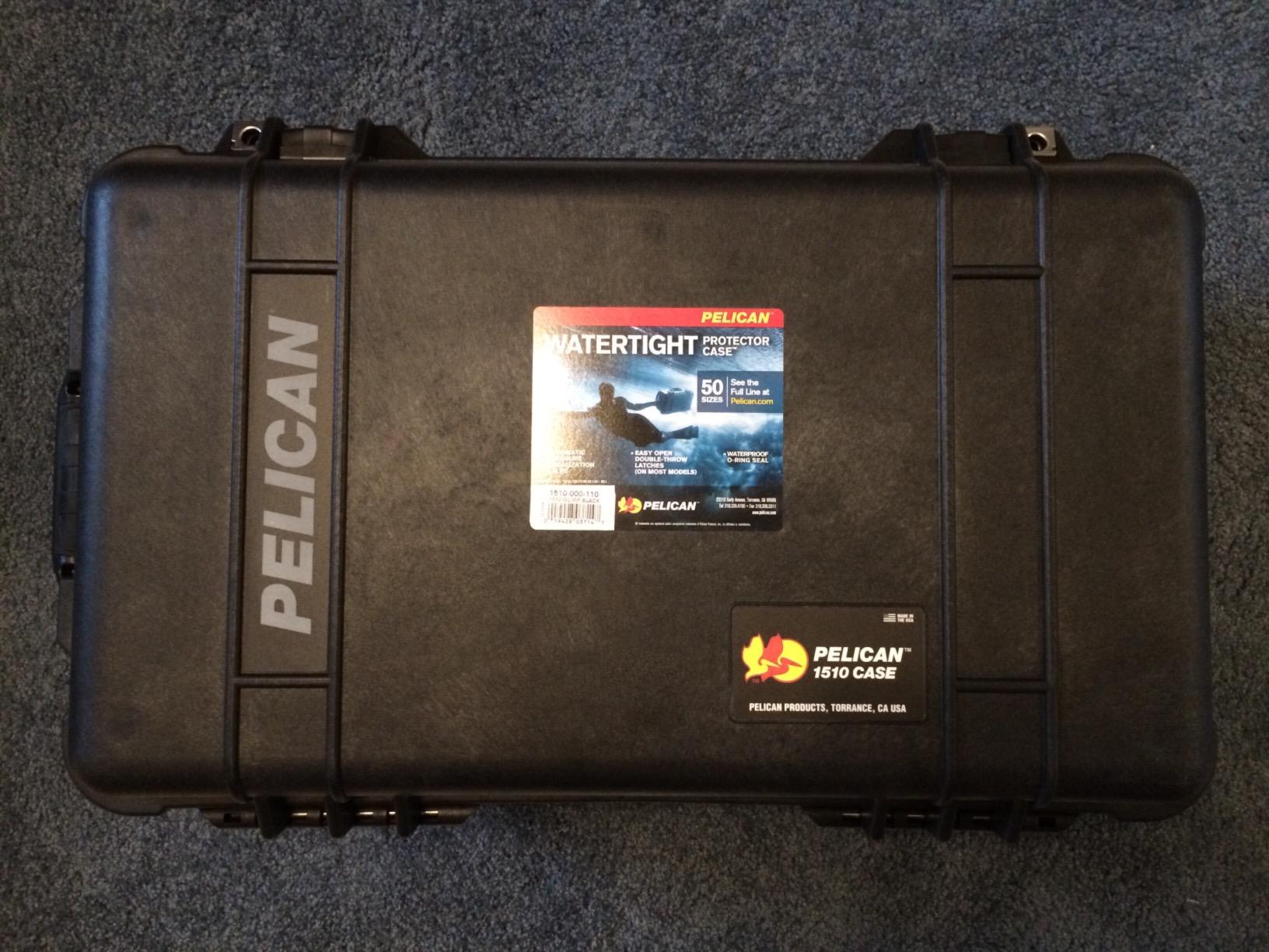 Pelican 1510 Case with Foam (Black) | Multi-purpose hard shell case for camera, equipment, gear and pistol customer photo 2