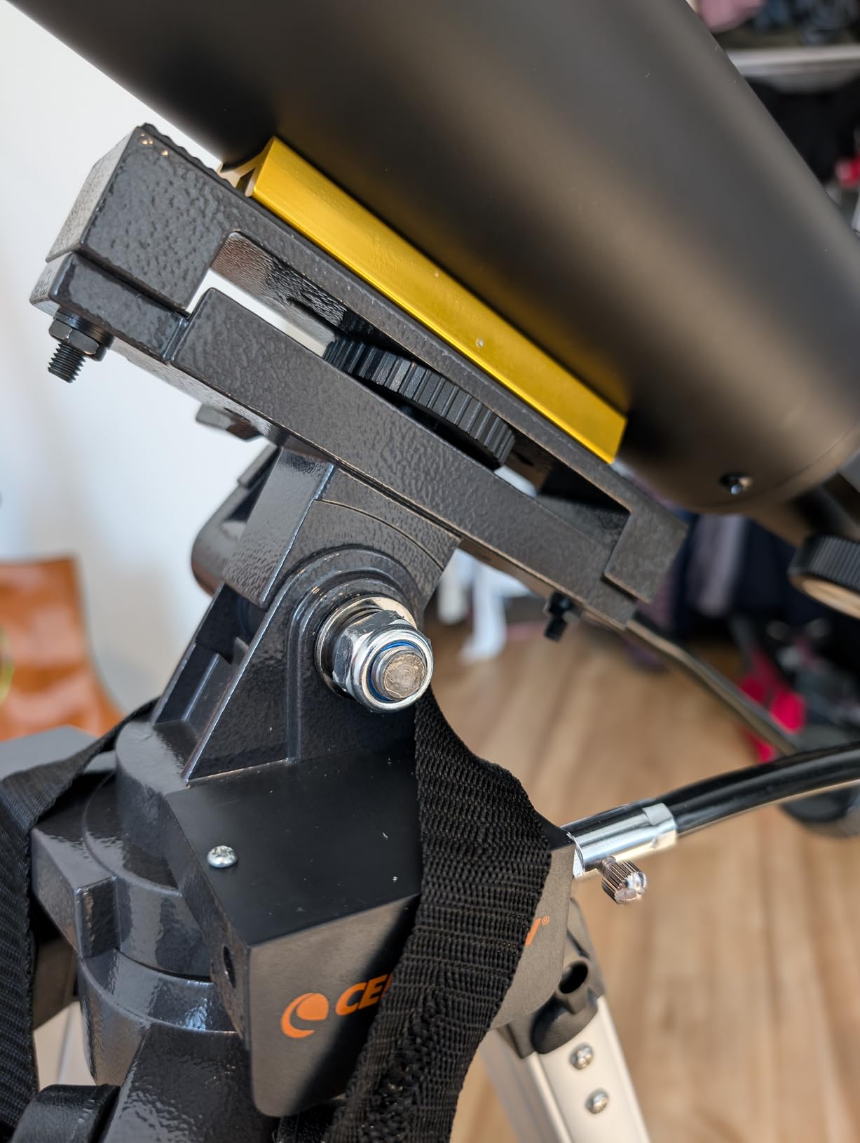 Celestron Heavy-Duty Alt-Azimuth Tripod for Spotting Scopes & Telescopes | Heavy-Duty Mount, Precision Slow-Motion Controls in Altitude and Azimuth, Built for Large Optics, Smooth Tracking customer photo 2