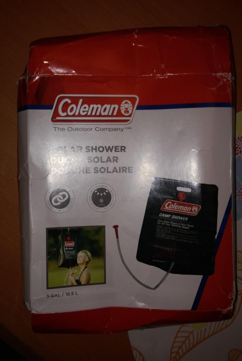 Coleman 5-Gallon Solar Shower customer photo 1