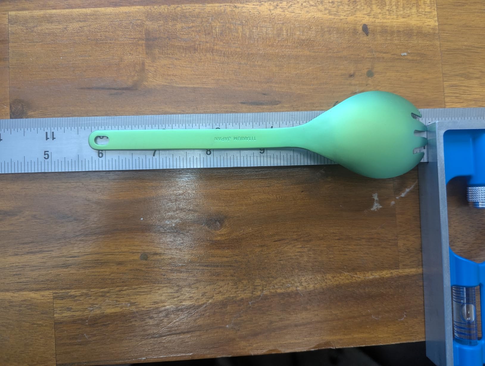 Snow Peak Titanium Spork for Outdoor Use, Portable and Durable, Premium Anodized Titanium customer photo 2
