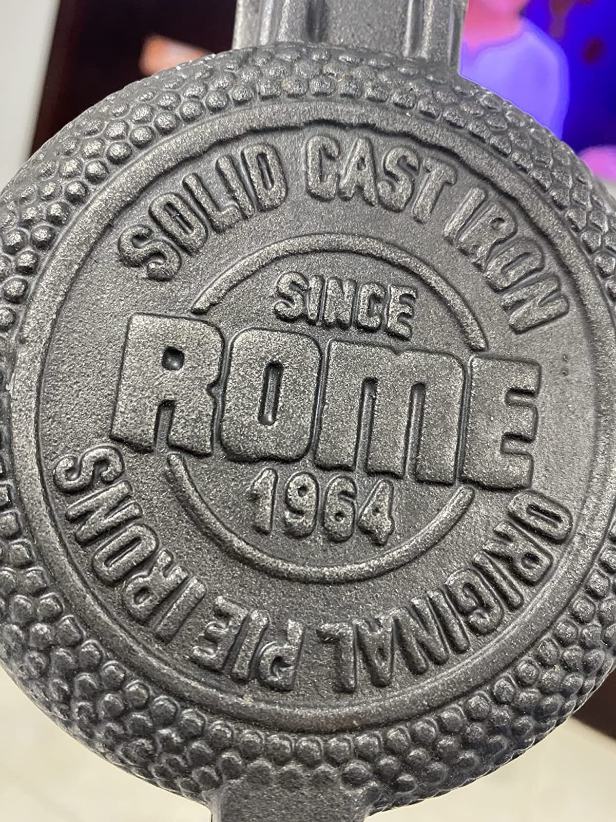 Rome's Round Pie Iron with Steel and Wood Handles customer photo 2