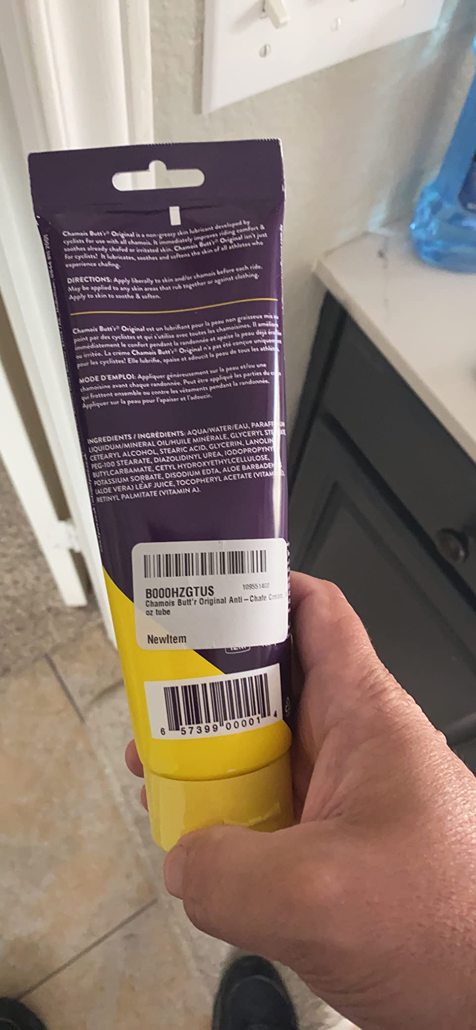 Chamois Butt'r Original Anti-Chafe Cream, 8 oz tube | For Cycling, Running & Active Lifestyles - Helps Prevent & Soothe Chafing, Non-Greasy, Easy Rinse, Skin-Friendly Formula customer photo 2