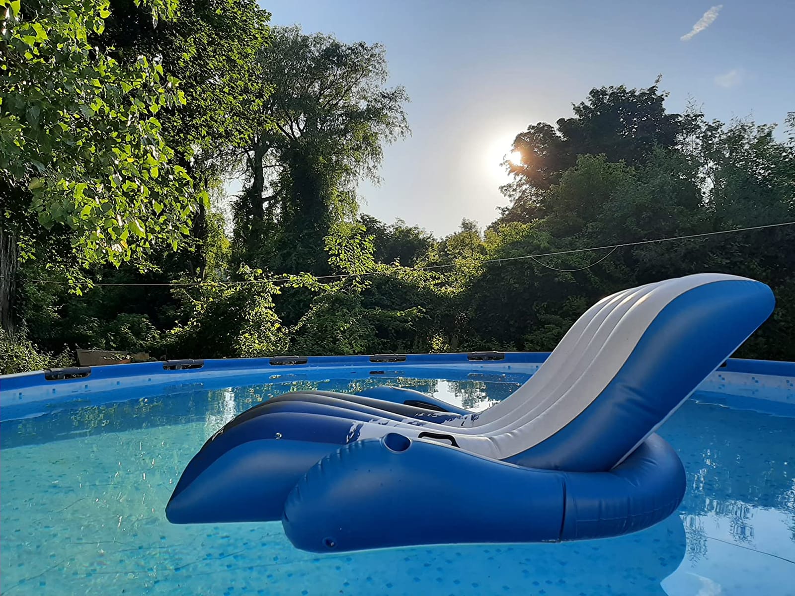 INTEX Inflatable Floating Swimming Pool Recliner Lounge Chair for Adults customer photo 2