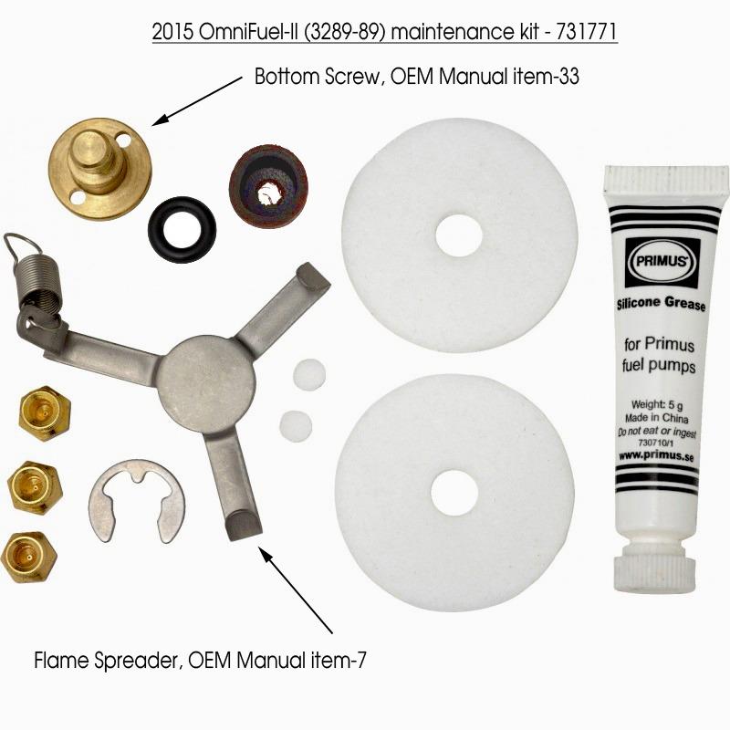 Primus Service & Maintenance Kit for Omnifuel (2007) P-731770 customer photo 2