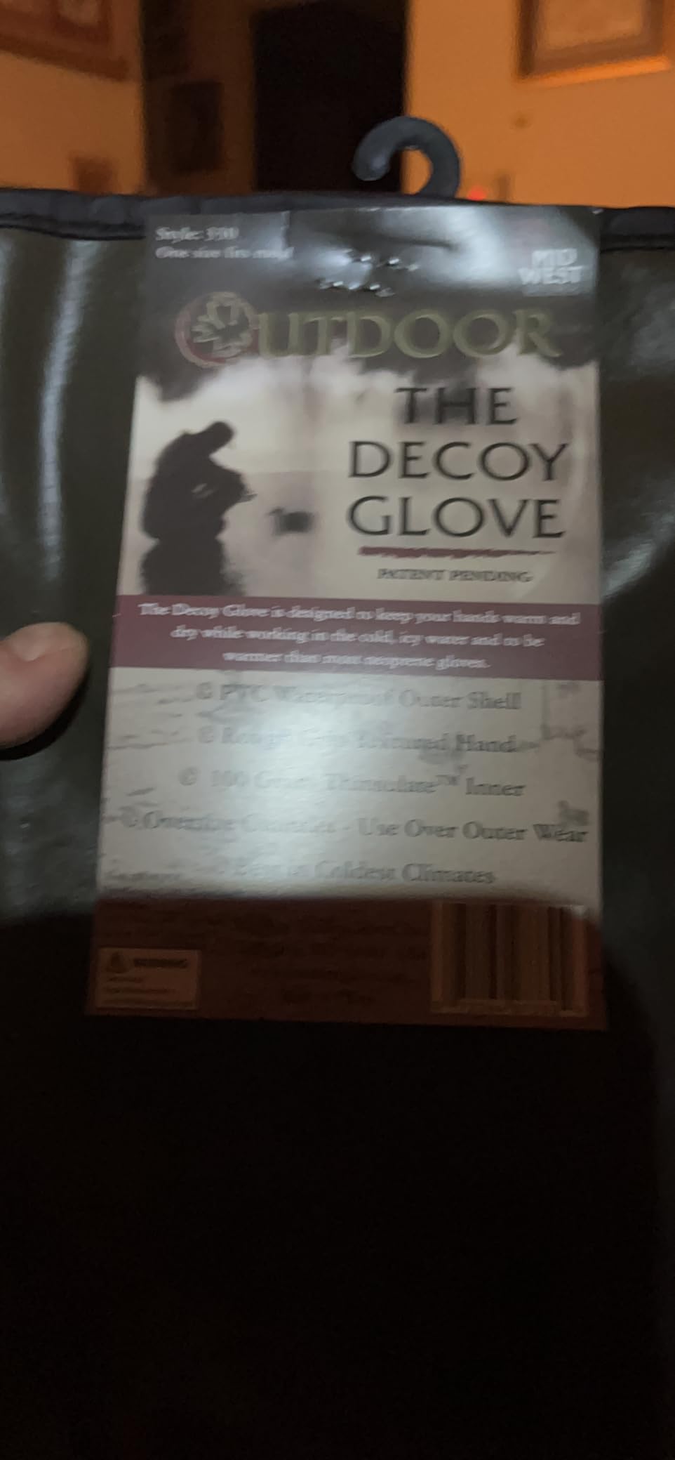 Extreme Cold Weather PVC Coated with Thinsulate Lined Decoy Hunting Gloves, 330, One Size Fits Most customer photo 2