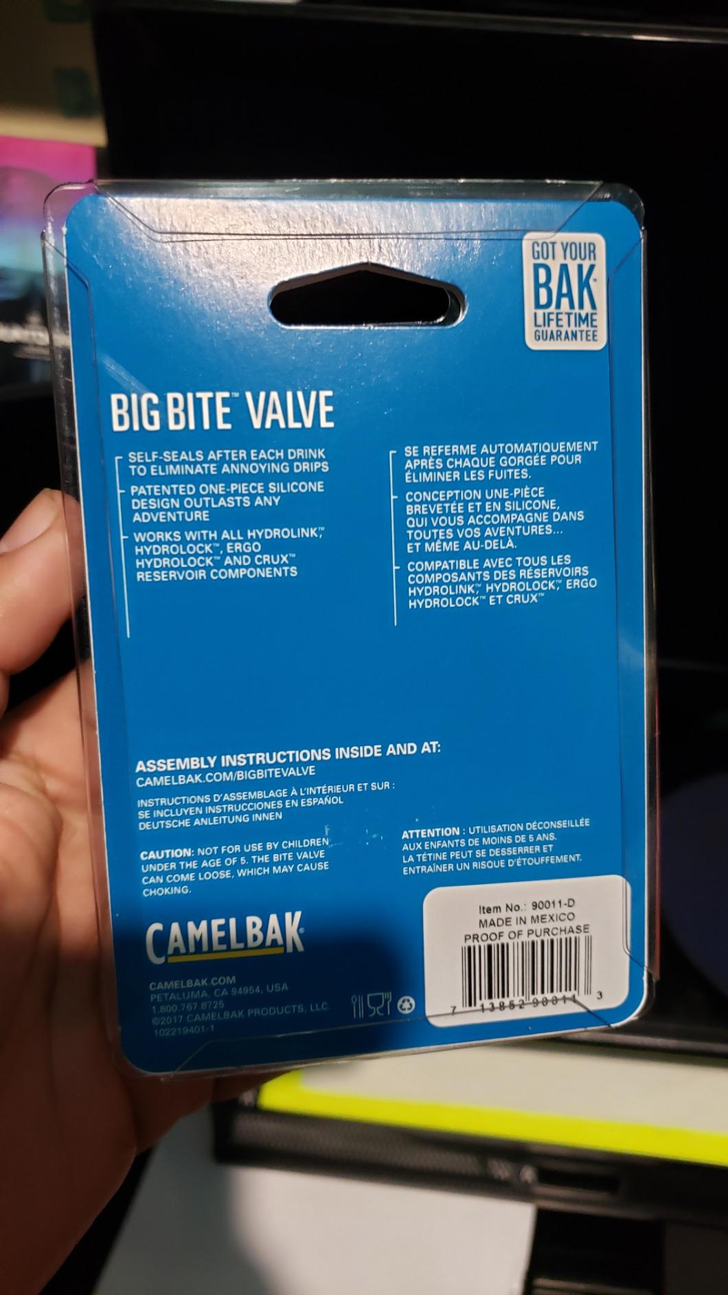 CamelBak Big Bite Replacement Hydration Pack Valve, Blue, One customer photo 1