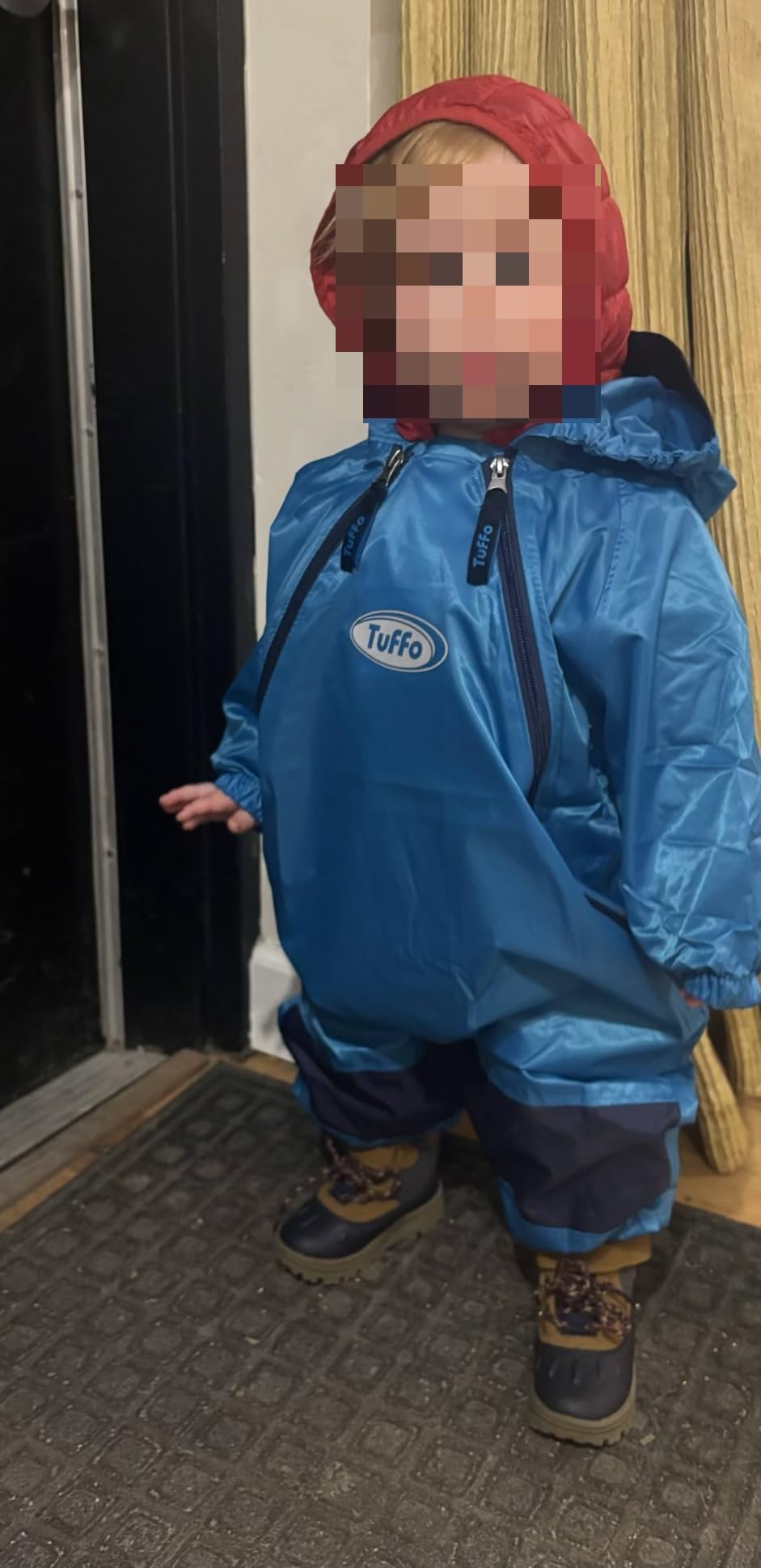 Muddy Buddy Kids Waterproof Rain Suit One-Piece Coverall, Dual Zippers, Sealed Seams, Reinforced Knees customer photo 1