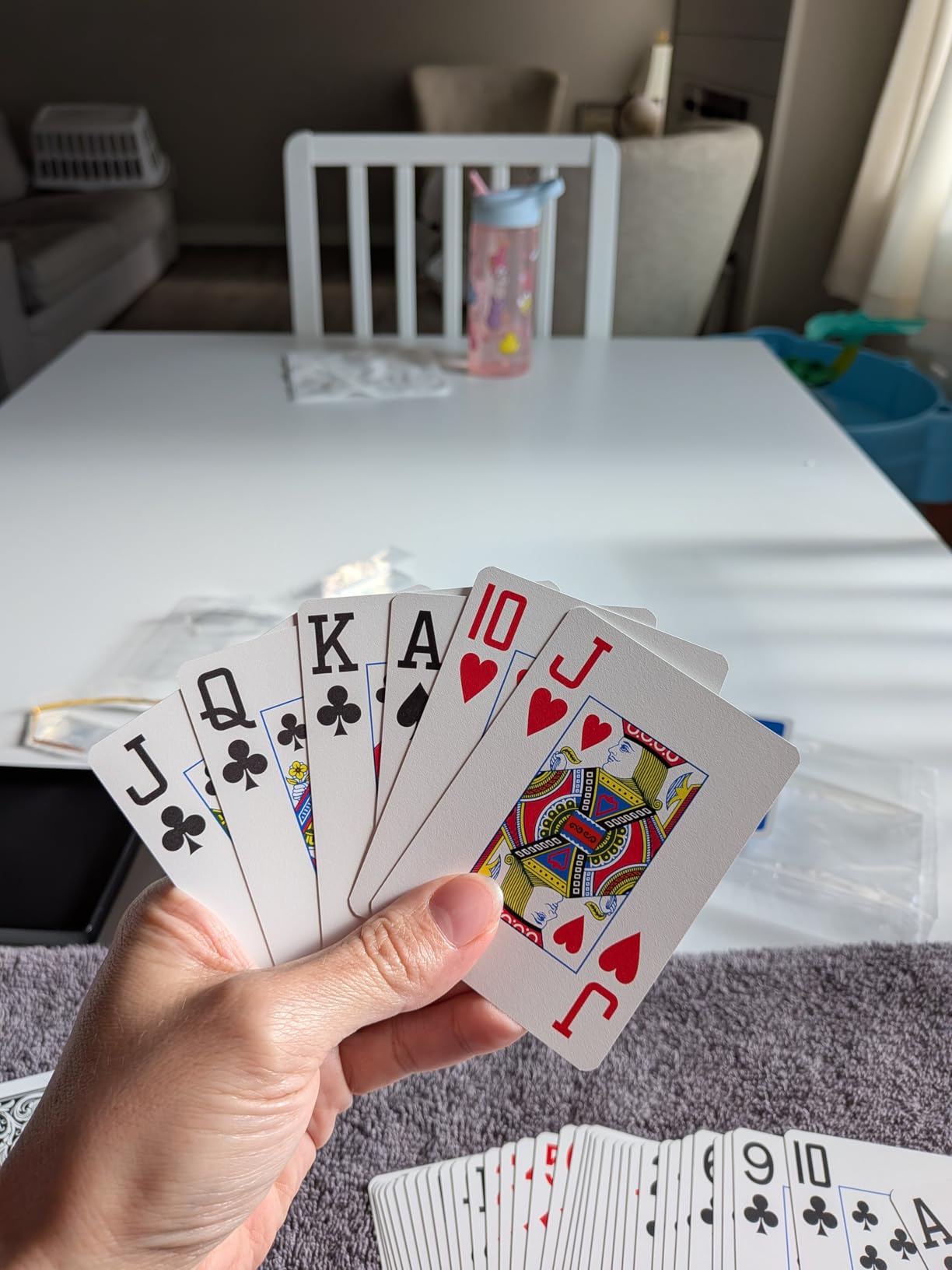 Copag 1546 Design 100% Plastic Playing Cards, Poker Size (Standard) Black/Gold (Jumbo Index) customer photo 1